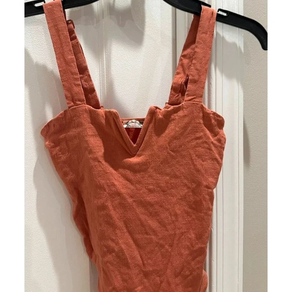 Free People Pippa V-Neckline Bodysuit